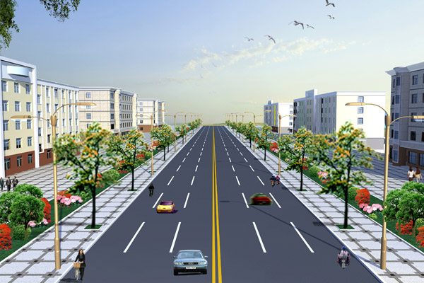 段店東道路效果圖